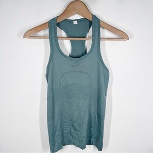 Lululemon x Peloton Swiftly Racerback Tank Top Size 4 Green